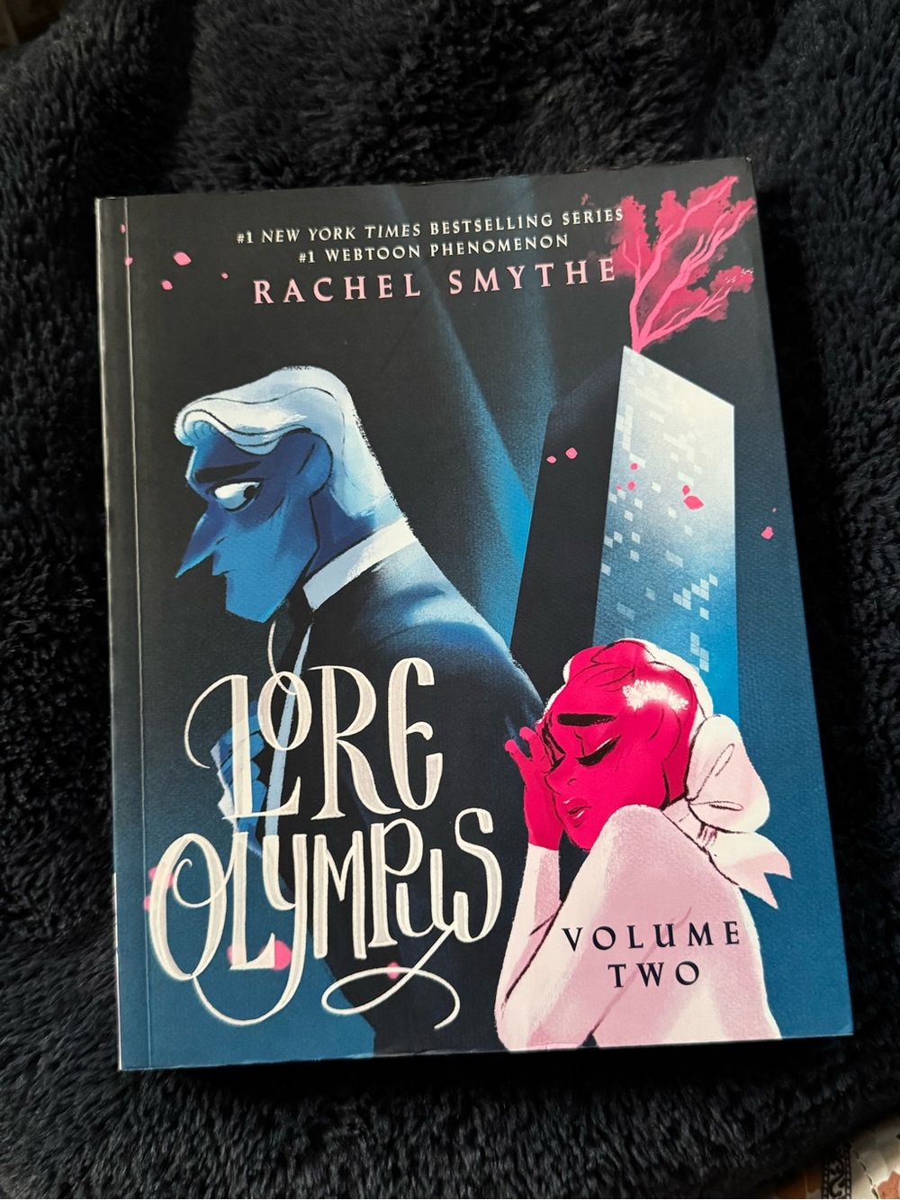 Lore Olympus Volume Two Graphic Novel - Blue & Pink Cover